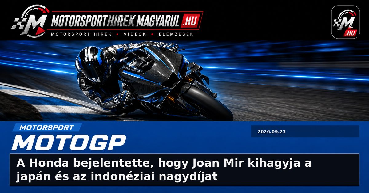 A Honda bejelentette, hogy Joan Mir kihagyja a japán és az indonéziai nagydíjat