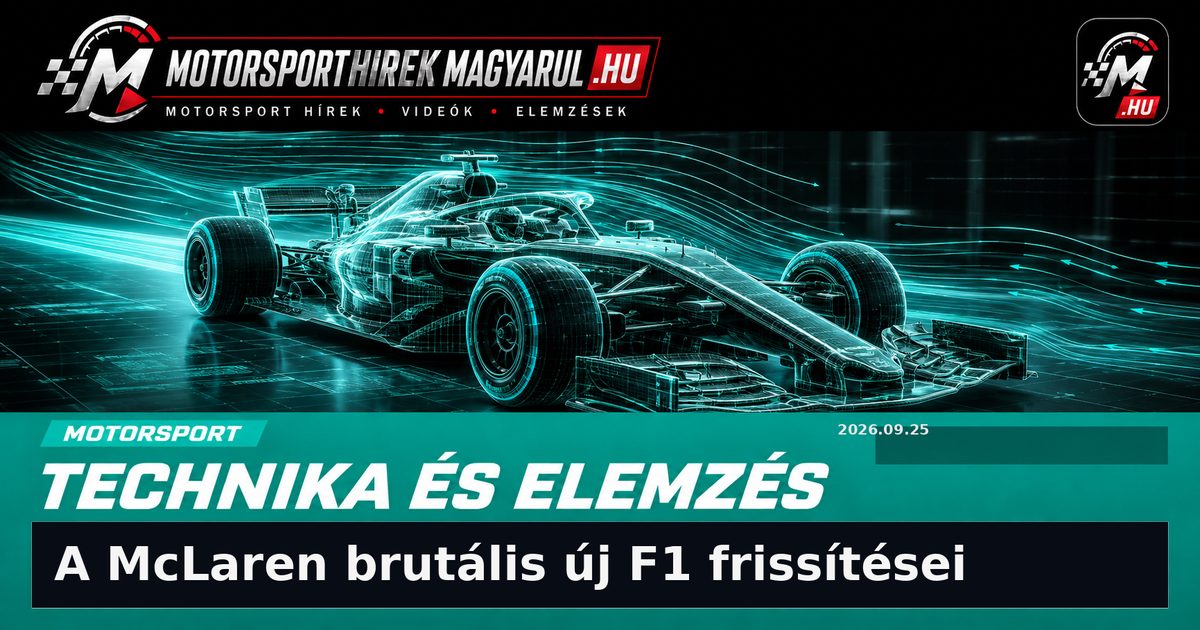 A McLaren brutális új F1 frissítései