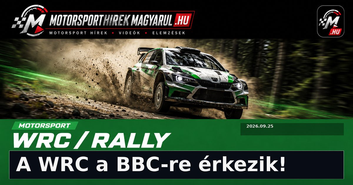 A WRC a BBC-re érkezik!