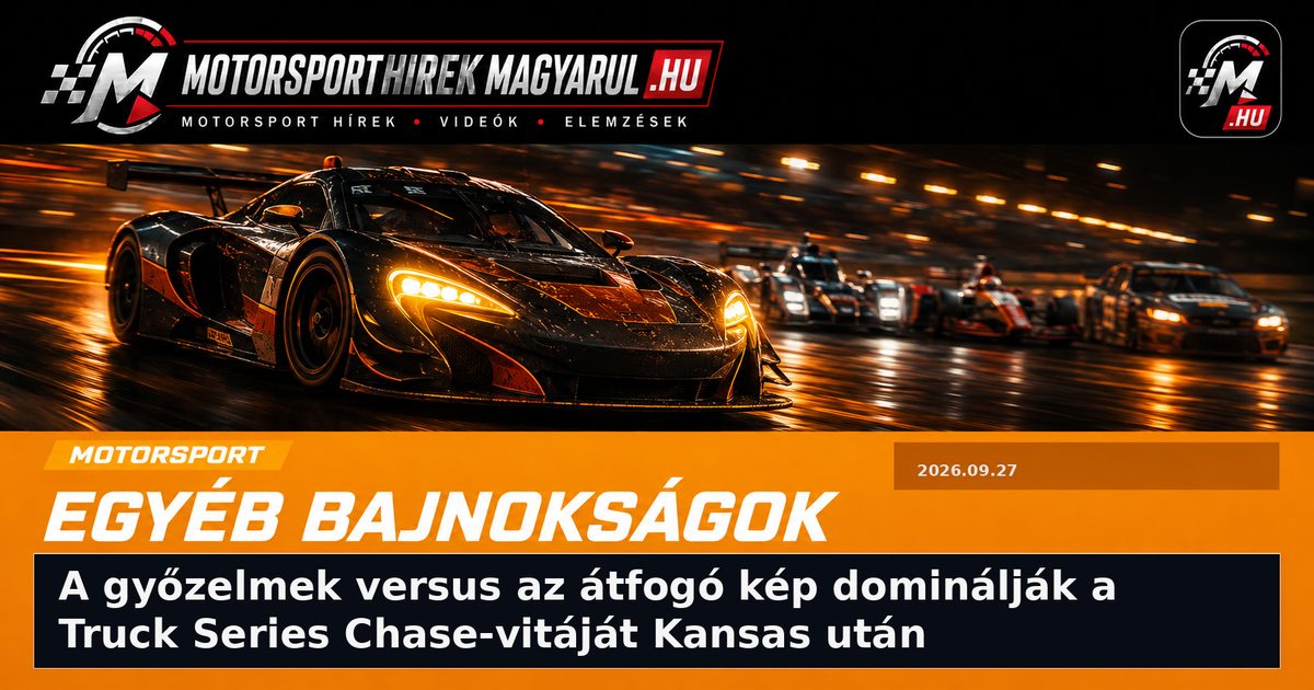 A győzelmek versus az átfogó kép dominálják a Truck Series Chase-vitáját Kansas után