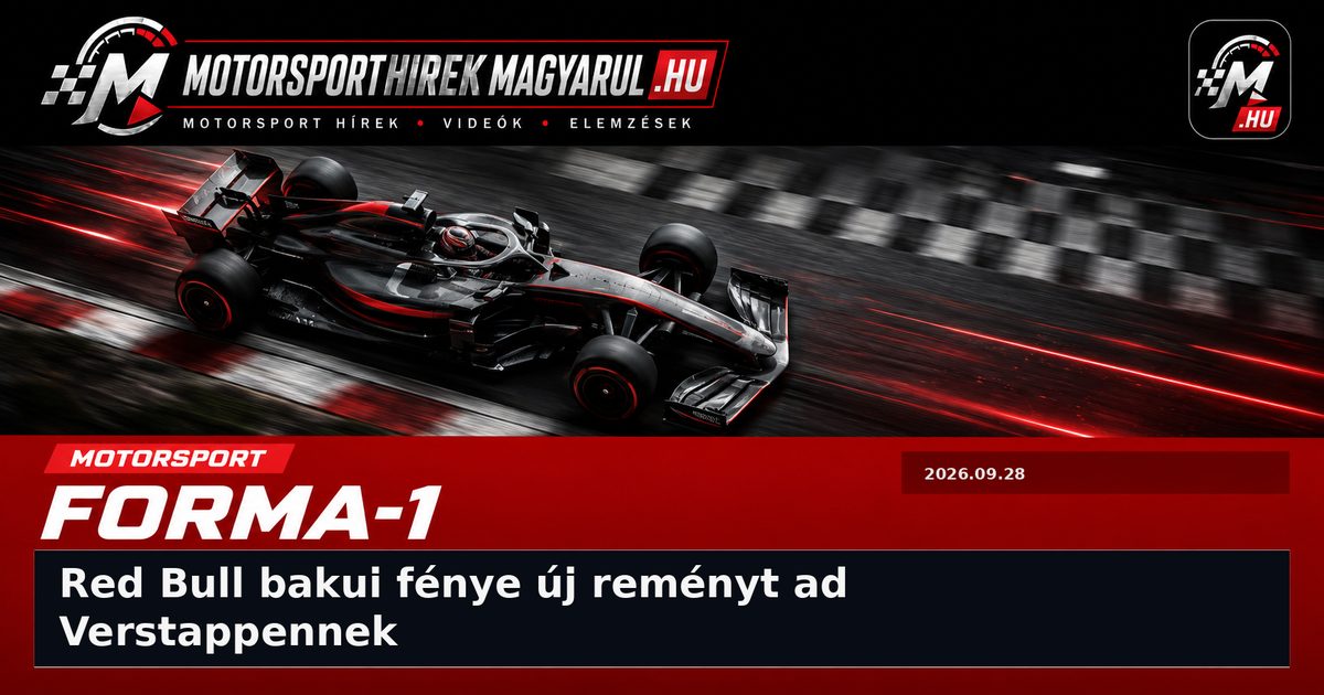 Red Bull bakui fénye új reményt ad Verstappennek