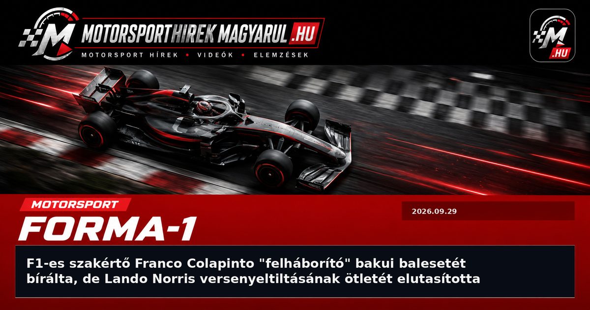 F1-es szakértő Franco Colapinto 