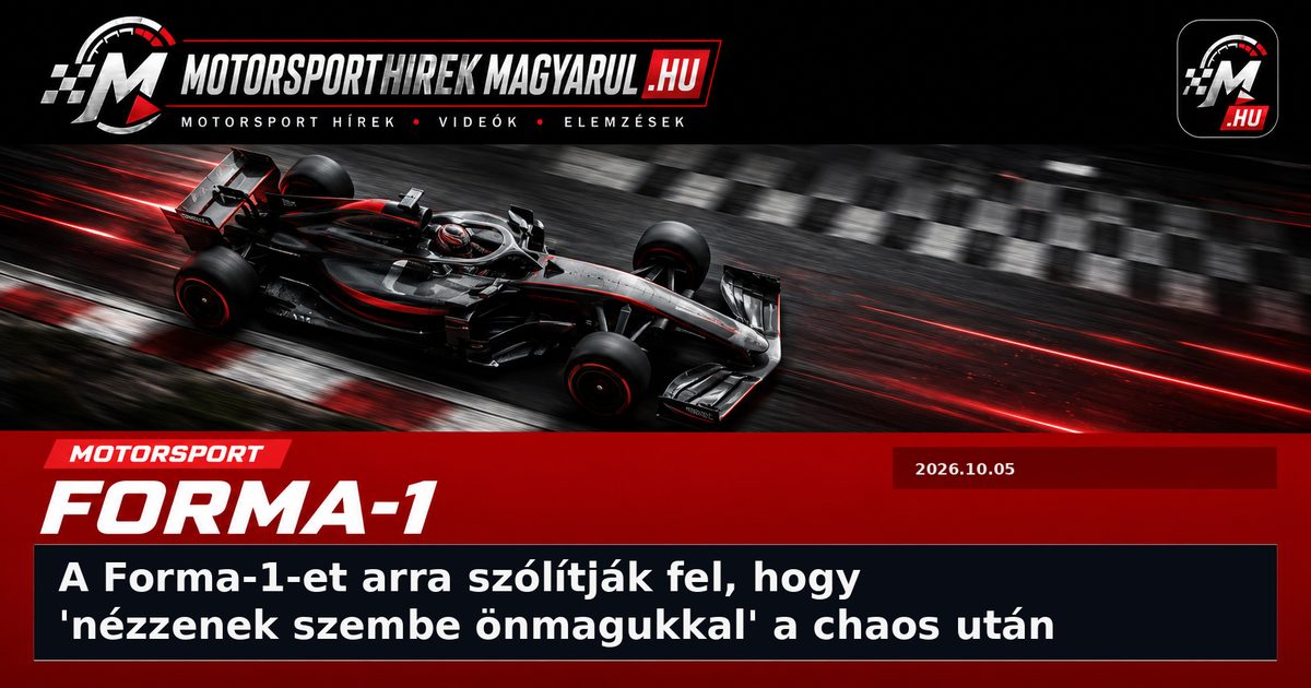 A Forma-1-et arra szólítják fel, hogy 'nézzenek szembe önmagukkal' a chaos után