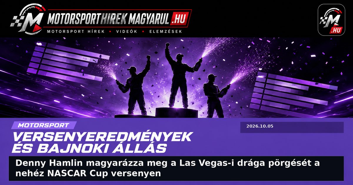 Denny Hamlin magyarázza meg a Las Vegas-i drága pörgését a nehéz NASCAR Cup versenyen