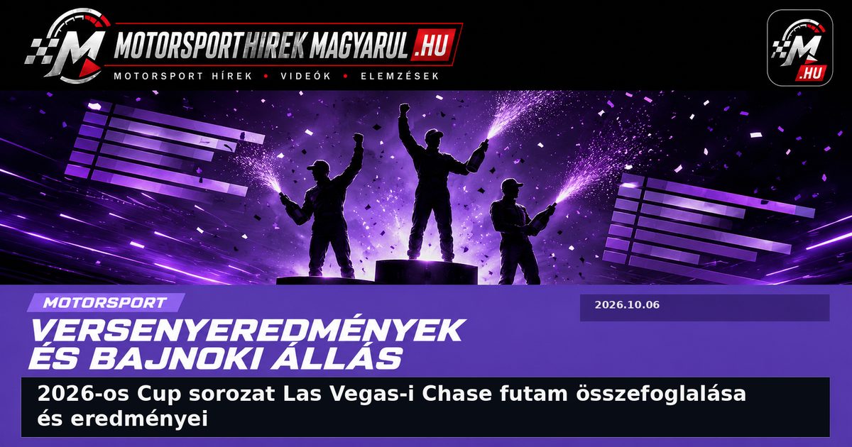 2026-os Cup sorozat Las Vegas-i Chase futam összefoglalása és eredményei