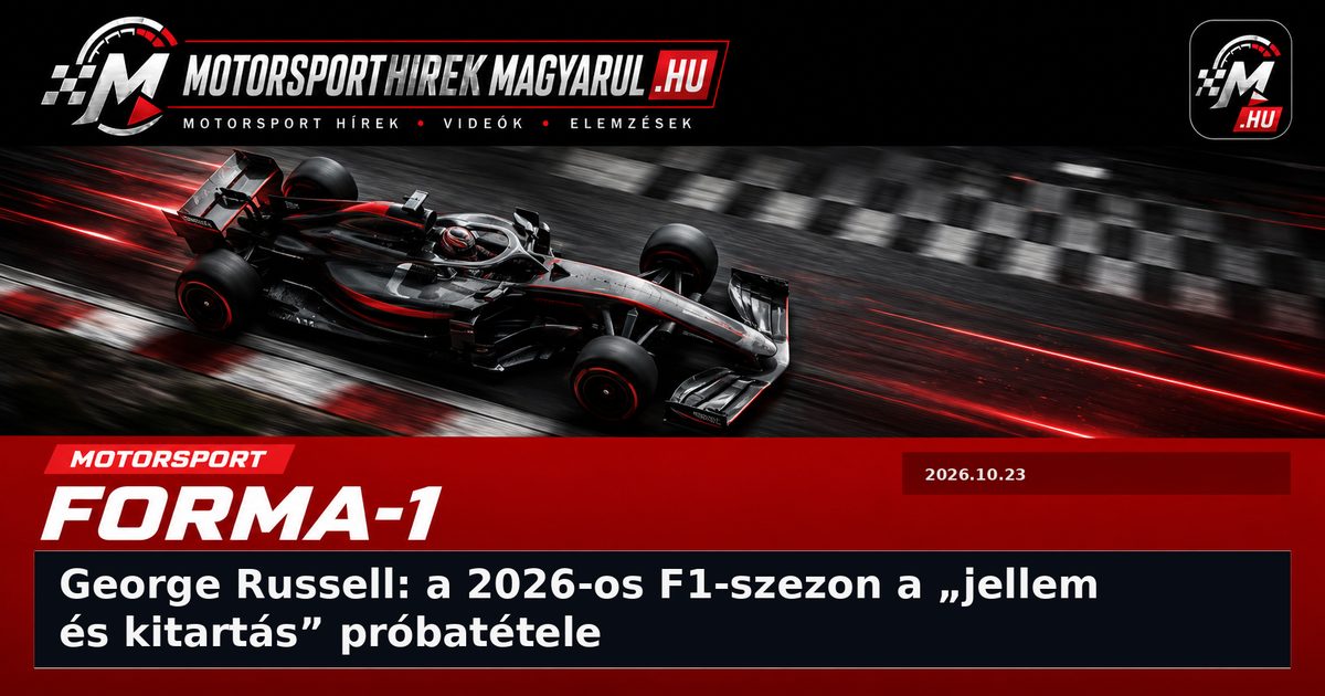 George Russell: a 2026-os F1-szezon a „jellem és kitartás” próbatétele